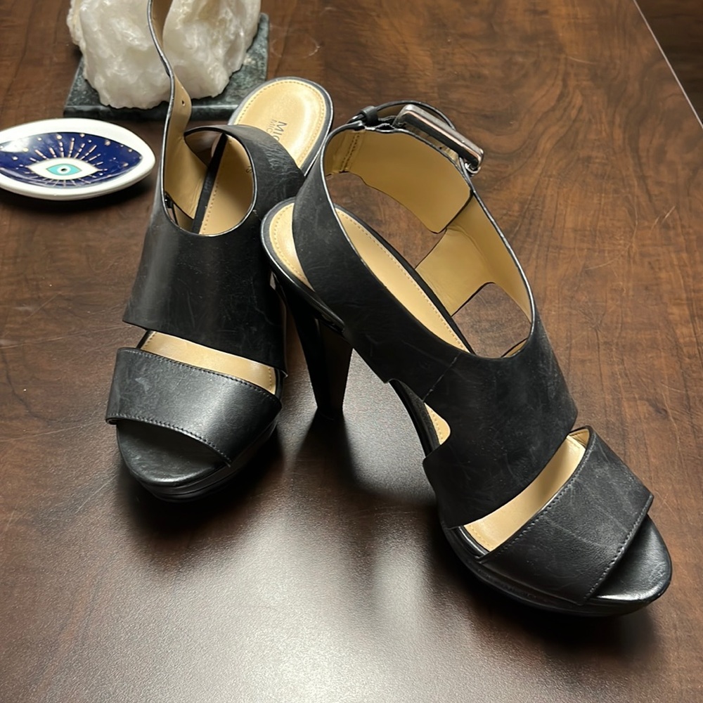 Black Michael Kors High Hills.